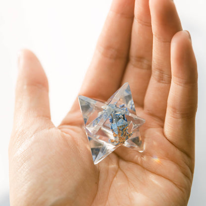 Tiny Gemstone Orgone Merkaba