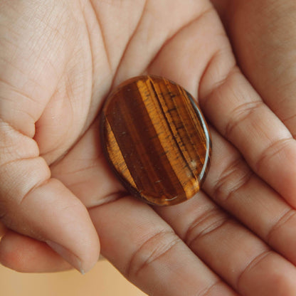 Tiger Eye Worry Stone