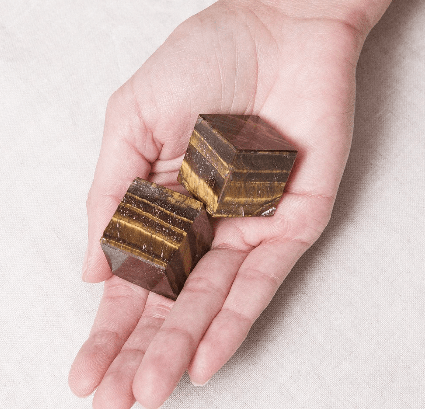 Tiger Eye Cube