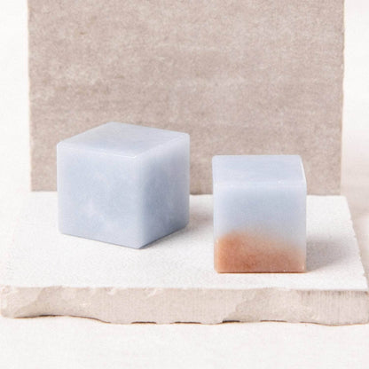 Angelite Cube