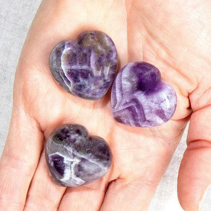 Amethyst Mini Heart Set