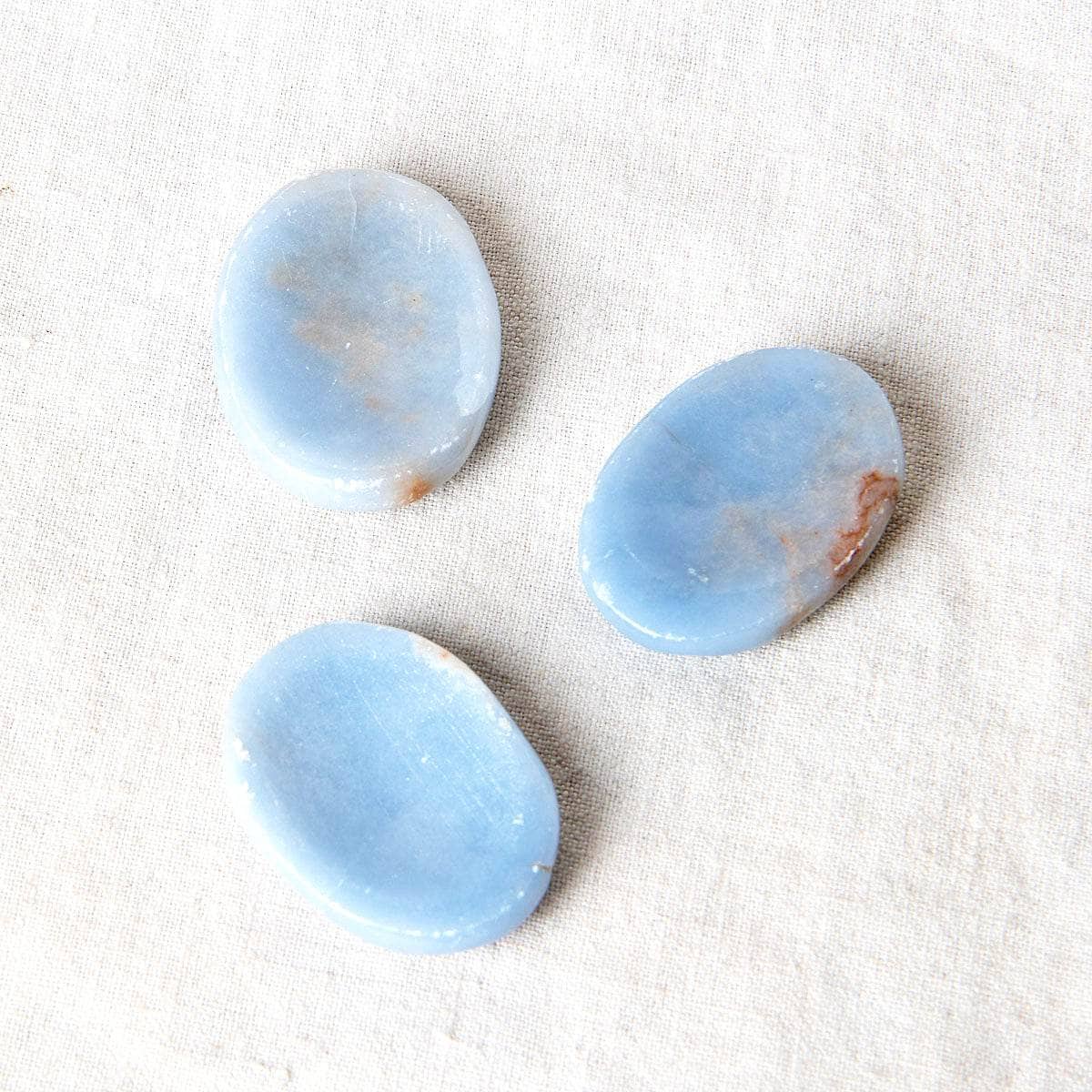Angelite Worry Stone