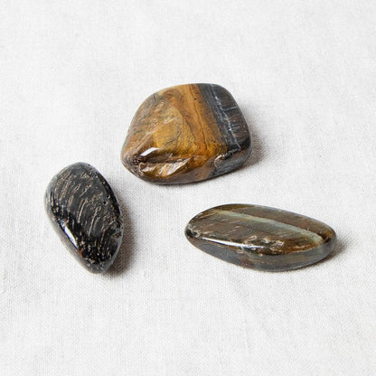 Blue Tiger Eye Stone Set