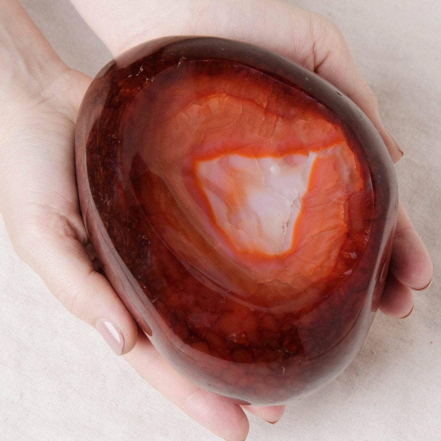 Carnelian Crystal Bowls - Large - 1 of a Kind