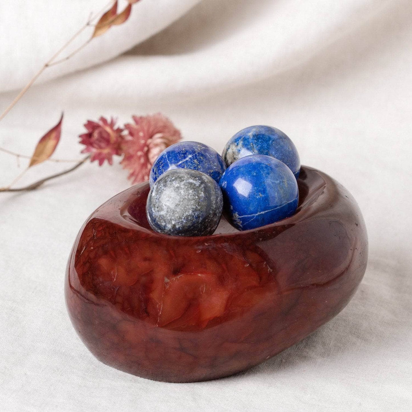 Carnelian Crystal Bowls - Large - 1 of a Kind