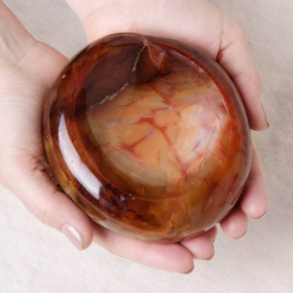 Carnelian Crystal Bowls - Large - 1 of a Kind