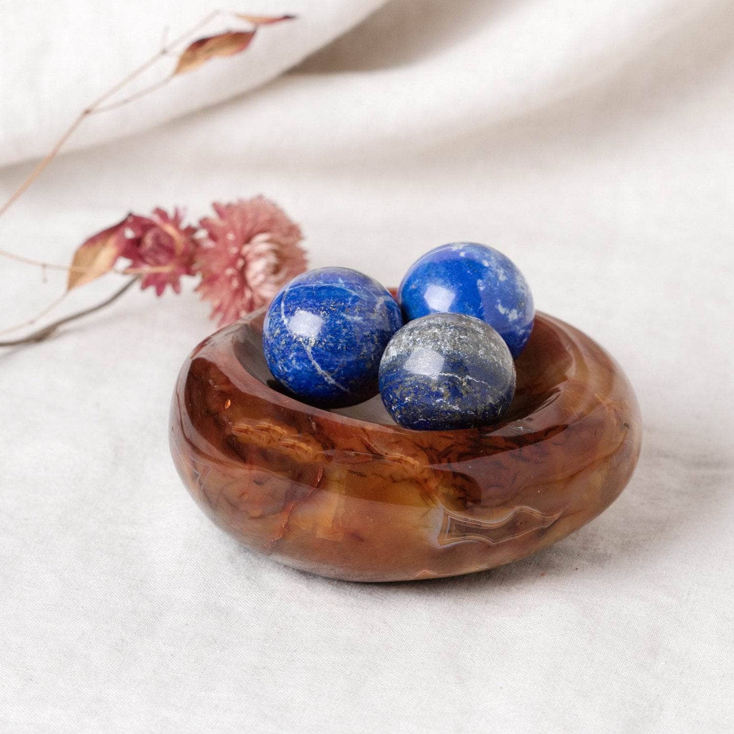 Carnelian Crystal Bowls - Large - 1 of a Kind