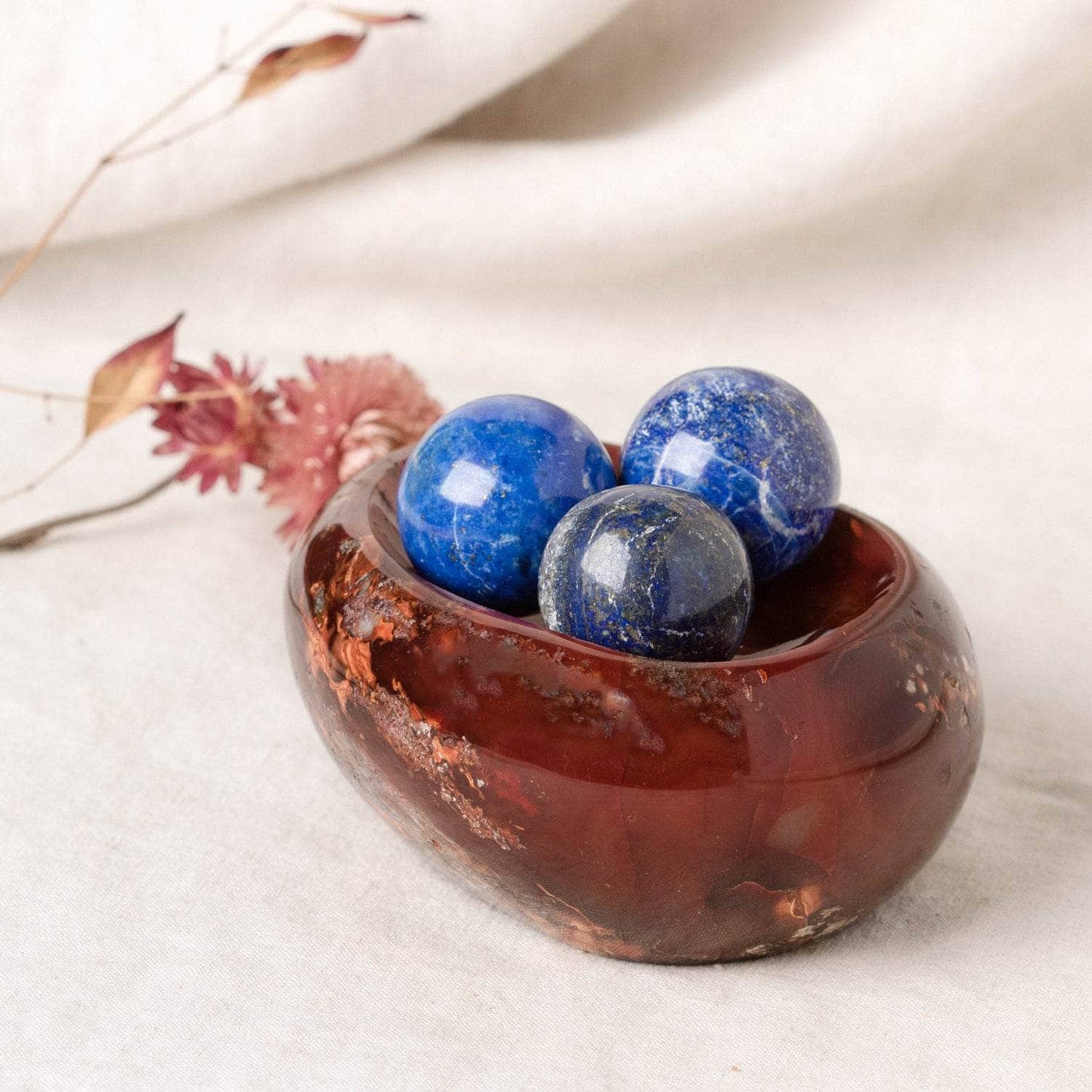 Carnelian Crystal Bowls - Large - 1 of a Kind