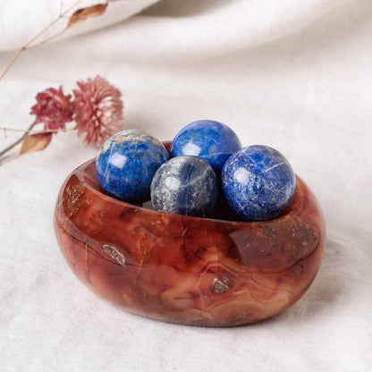 Carnelian Crystal Bowls - Large - 1 of a Kind