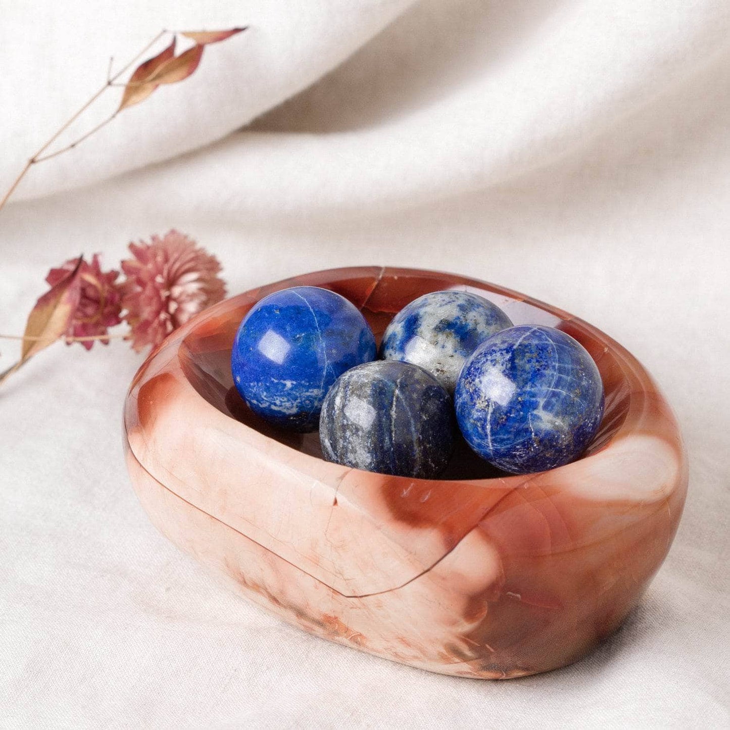 Carnelian Crystal Bowls - Large - 1 of a Kind