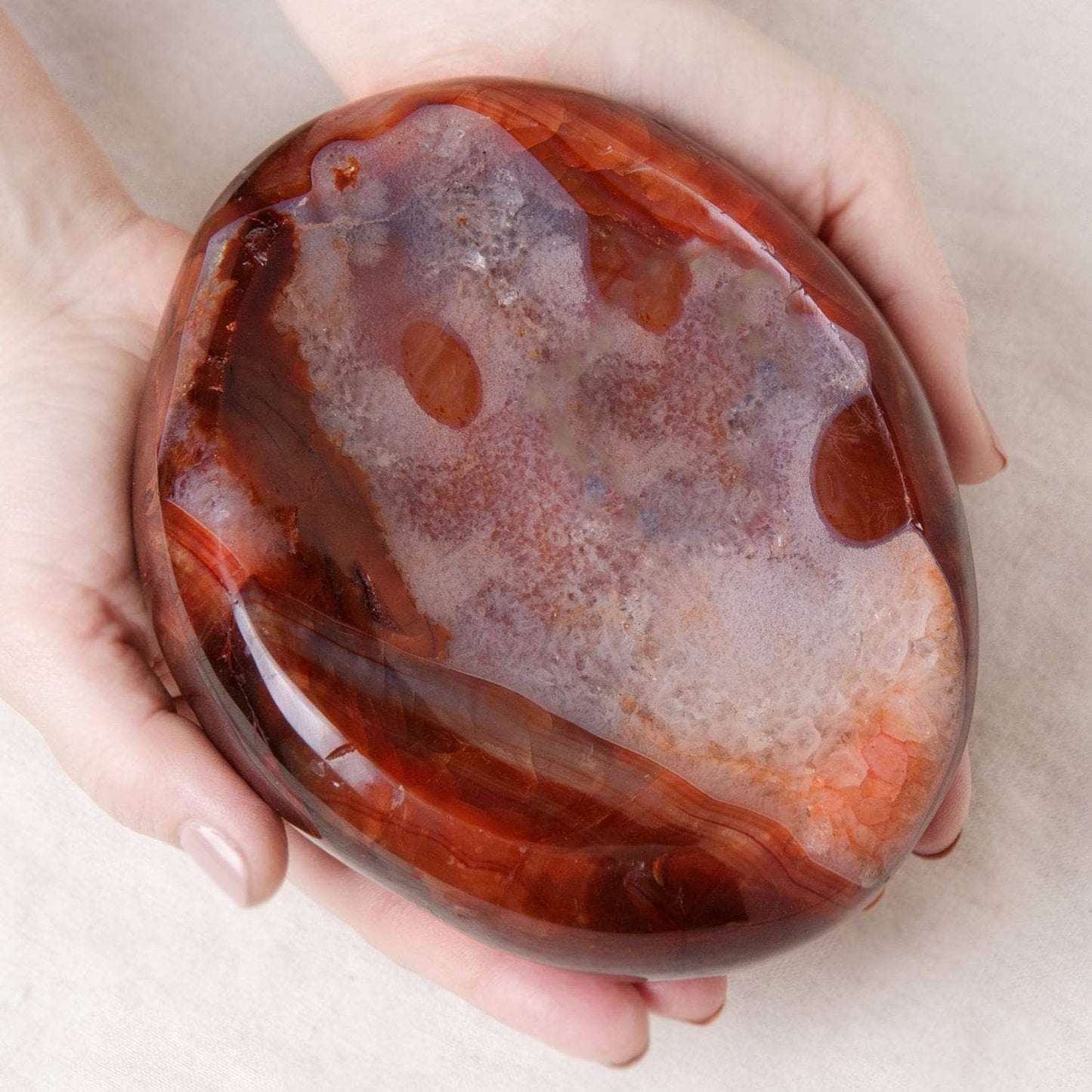 Carnelian Crystal Bowls - Large - 1 of a Kind