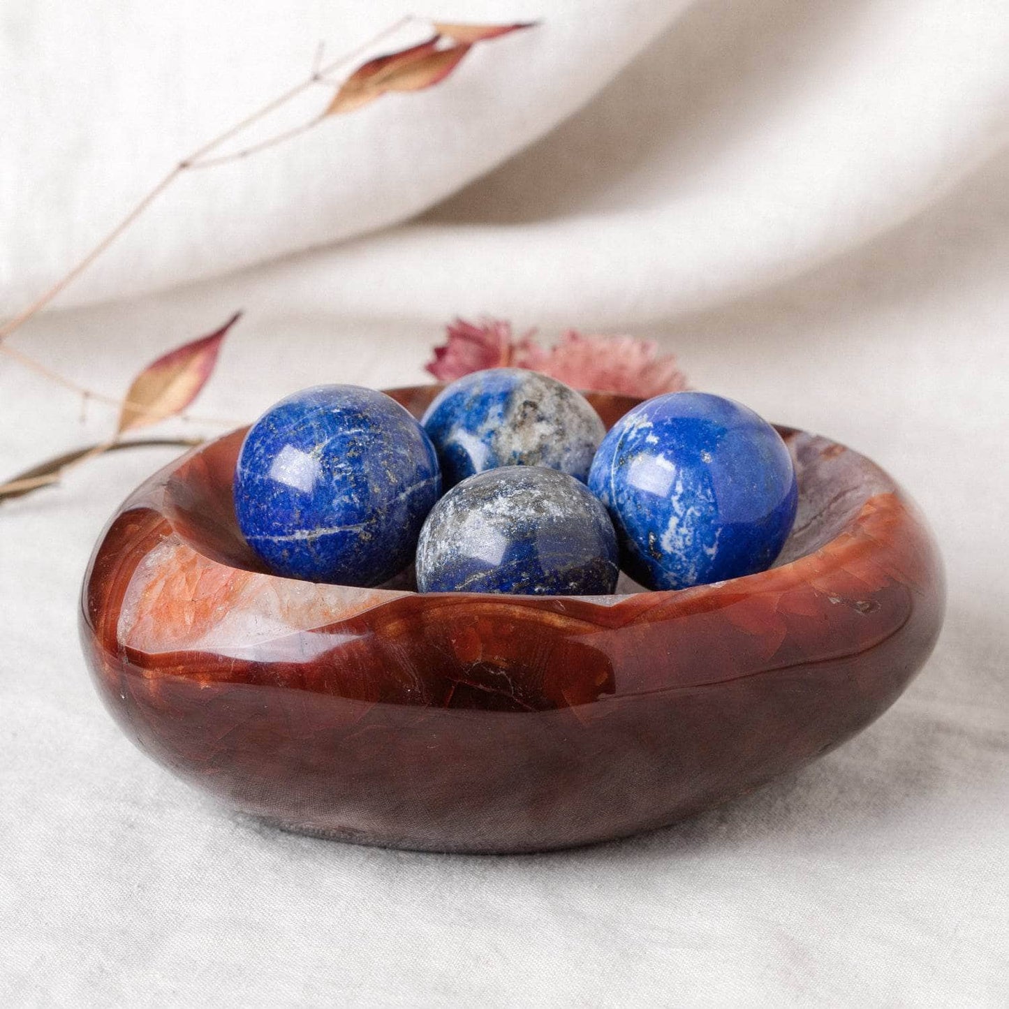 Carnelian Crystal Bowls - Large - 1 of a Kind