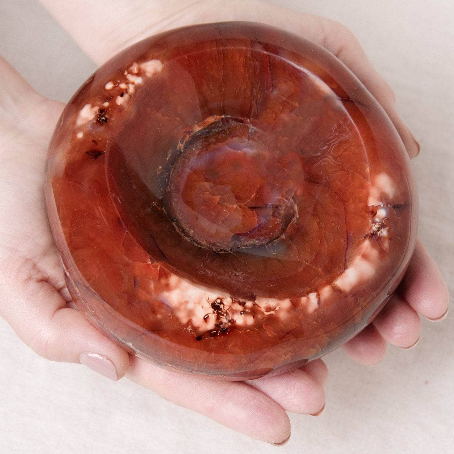 Carnelian Crystal Bowls - Large - 1 of a Kind
