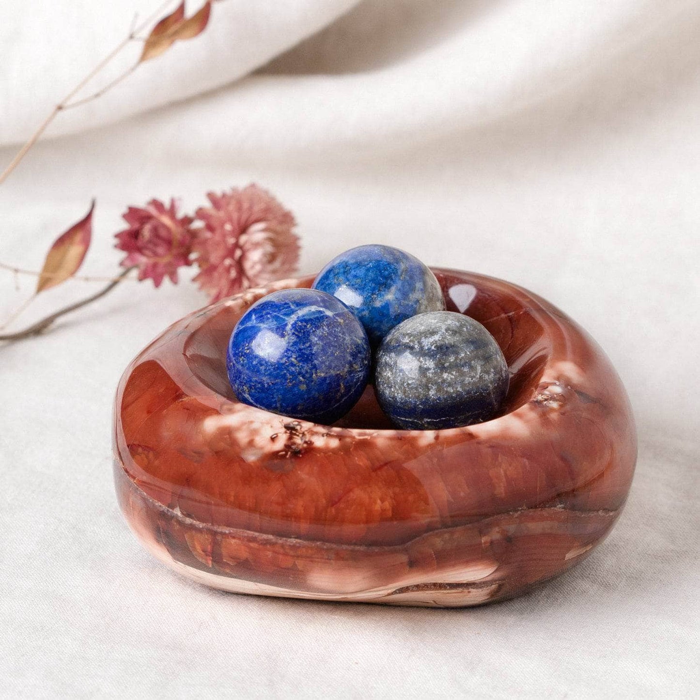 Carnelian Crystal Bowls - Large - 1 of a Kind