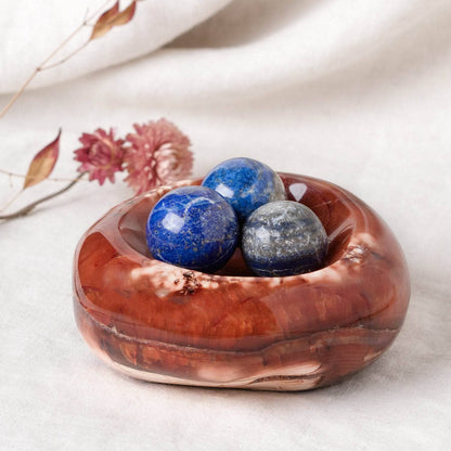 Carnelian Crystal Bowls - Large - 1 of a Kind