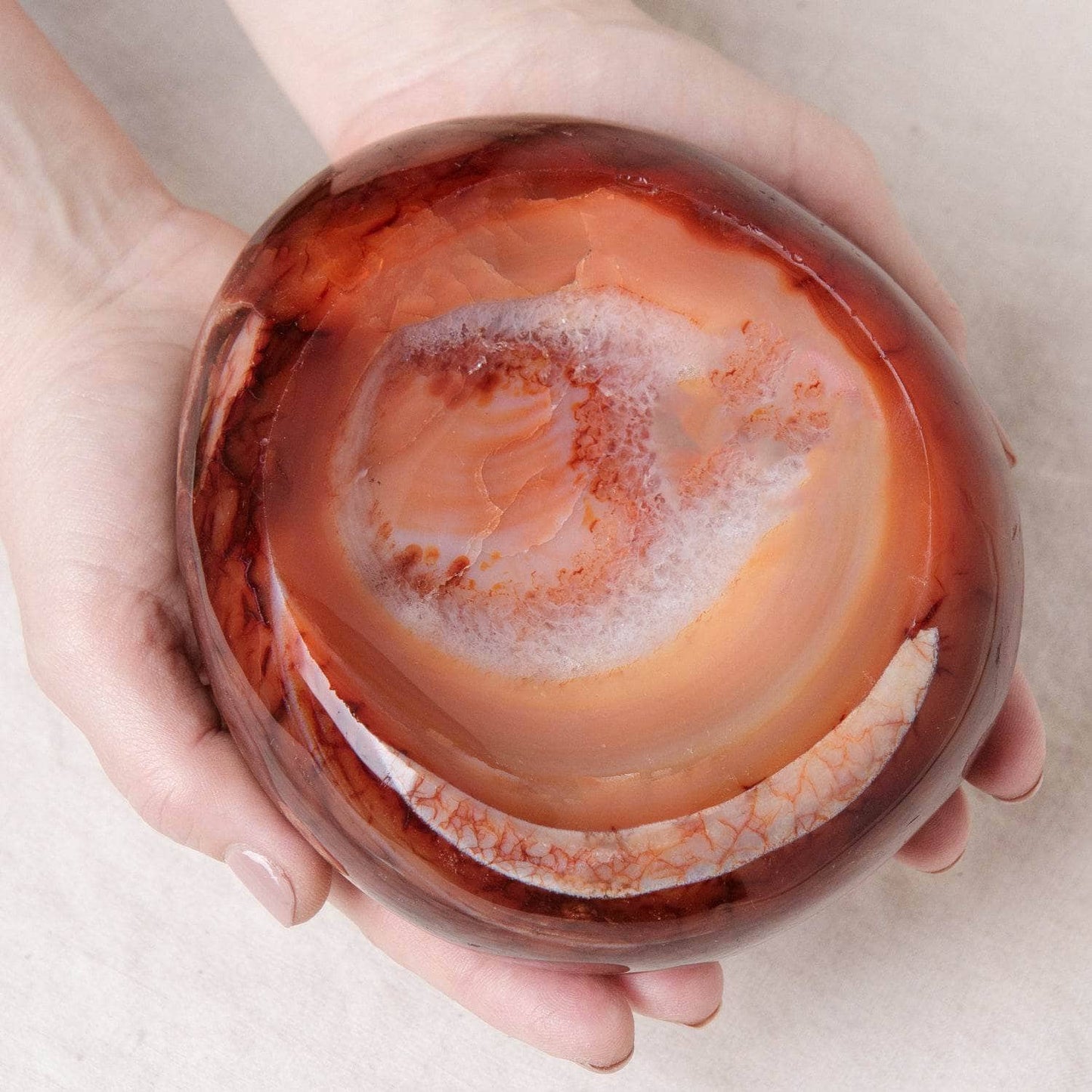 Carnelian Crystal Bowls - Large - 1 of a Kind