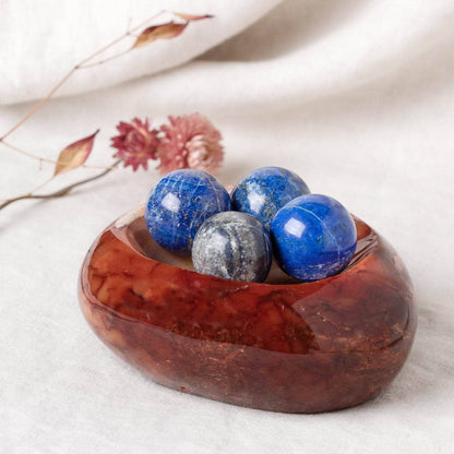 Carnelian Crystal Bowls - Large - 1 of a Kind