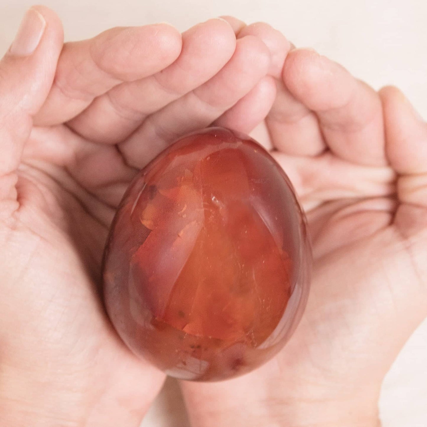 Carnelian Egg - AAA Premium Quality - 1 of a Kind