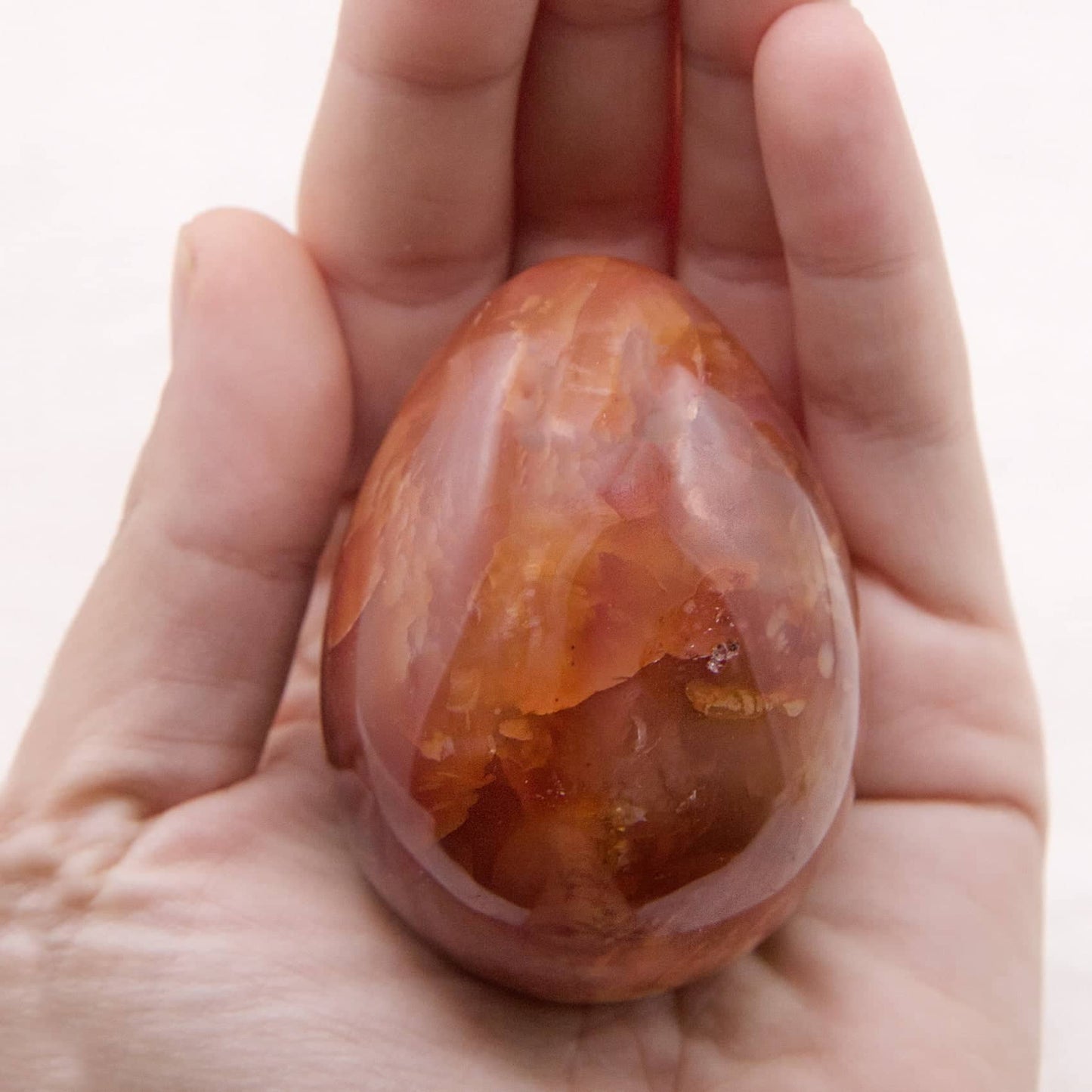 Carnelian Egg - AAA Premium Quality - 1 of a Kind
