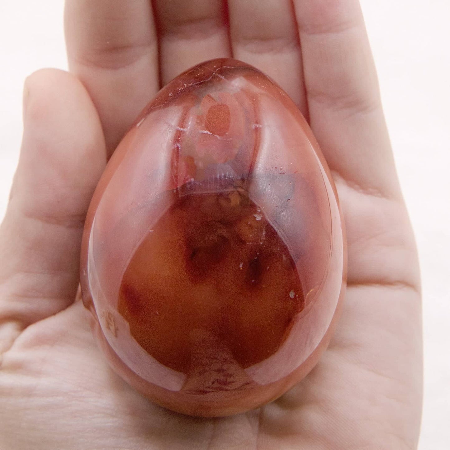 Carnelian Egg - AAA Premium Quality - 1 of a Kind