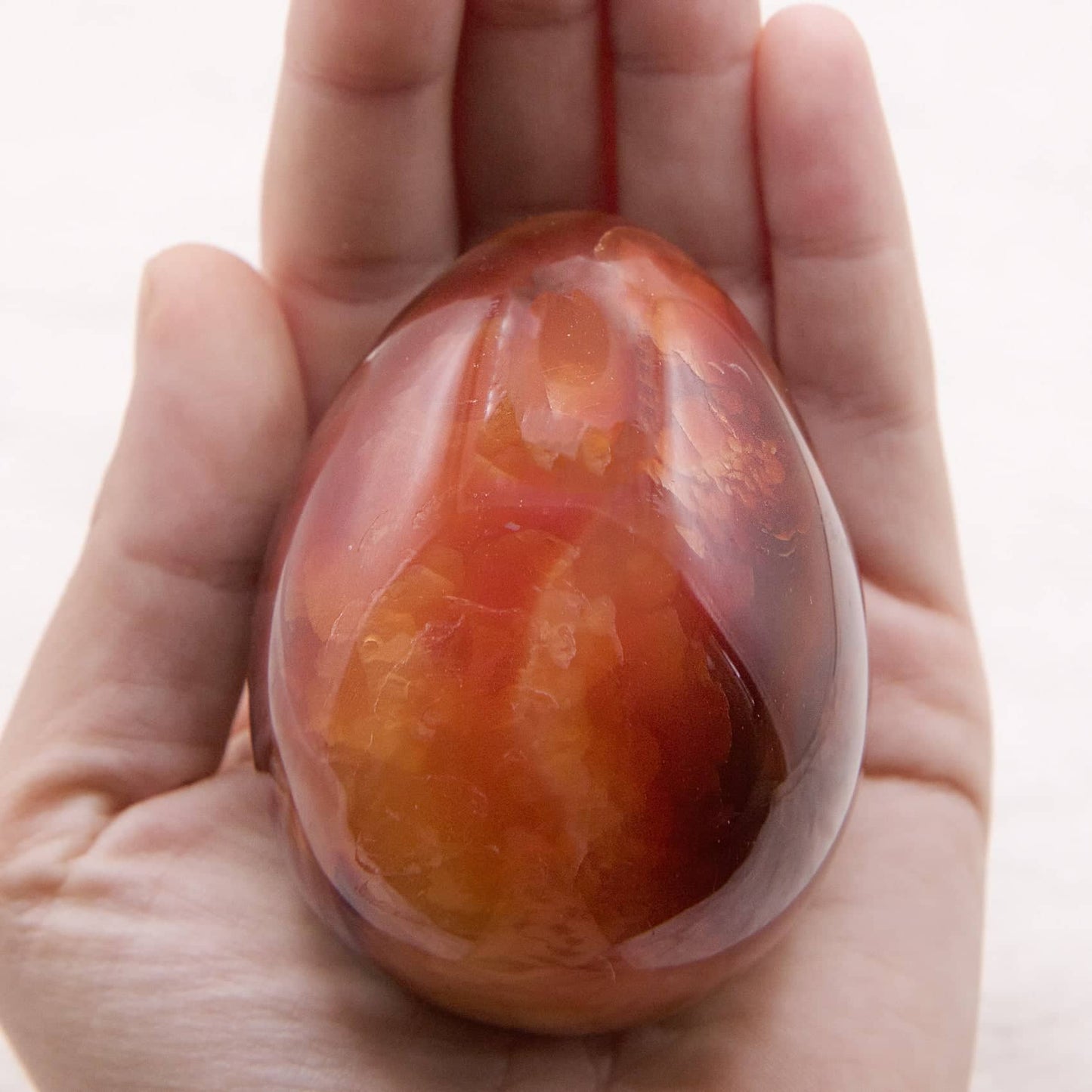 Carnelian Egg - AAA Premium Quality - 1 of a Kind