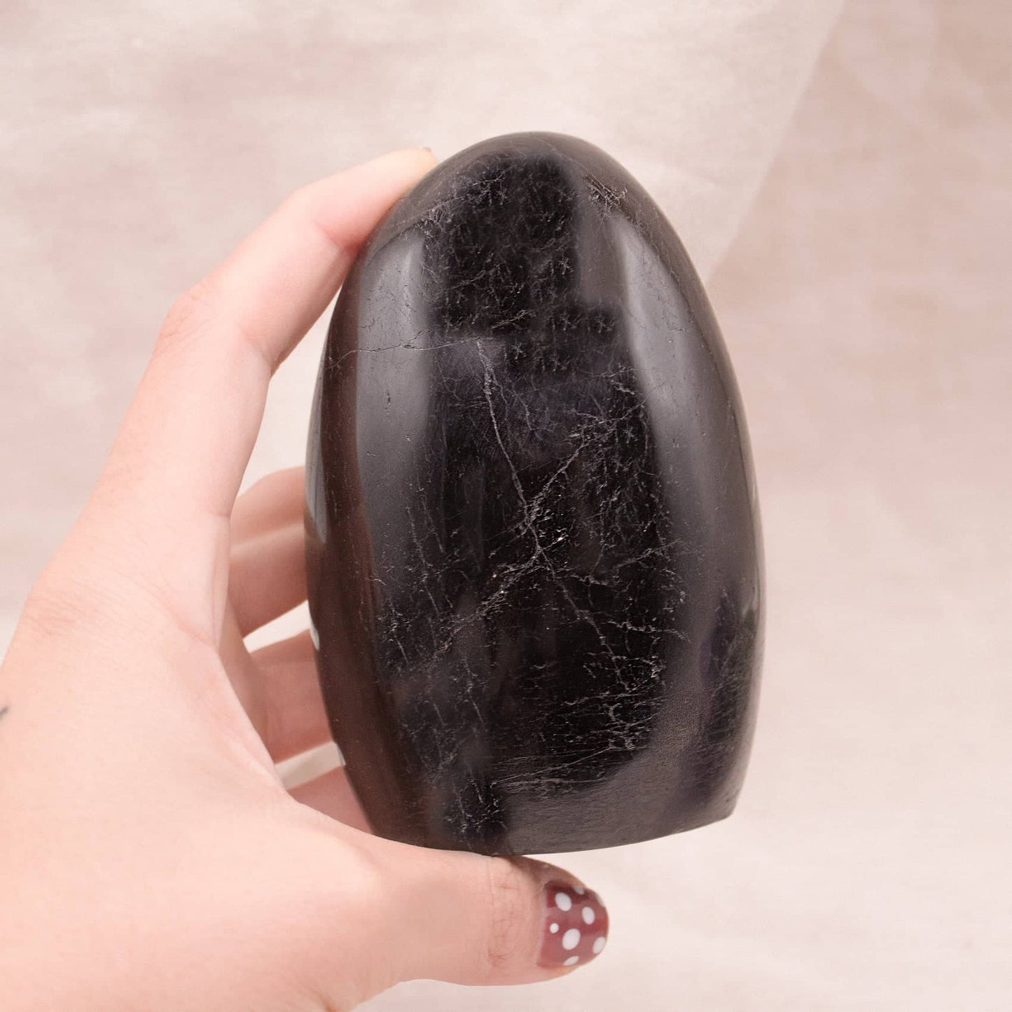 Black Tourmaline Freeform - AAA Premium Quality - 1 of a Kind