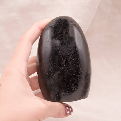 Black Tourmaline Freeform - AAA Premium Quality - 1 of a Kind