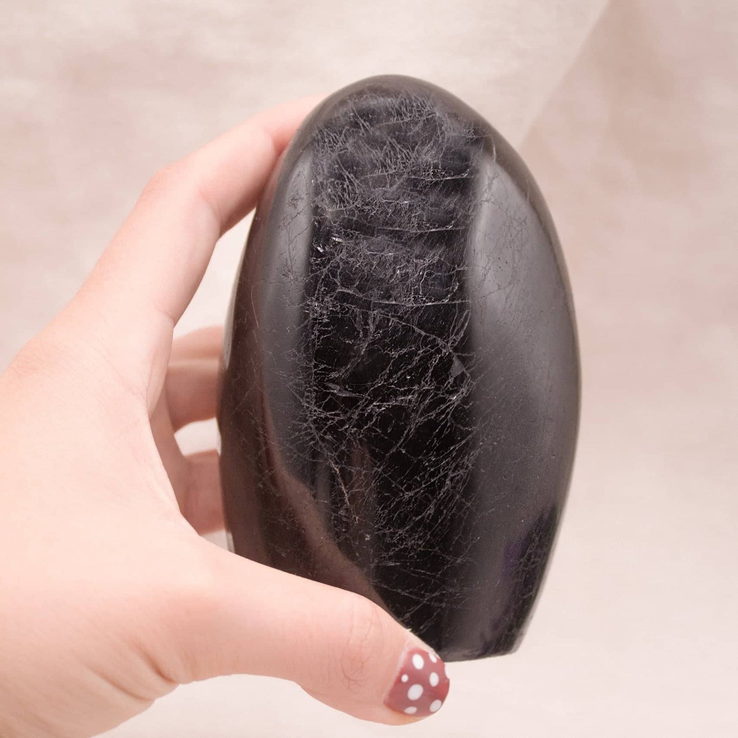 Black Tourmaline Freeform - AAA Premium Quality - 1 of a Kind