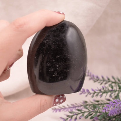 Black Tourmaline Freeform - AAA Premium Quality - 1 of a Kind