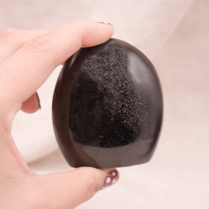 Black Tourmaline Freeform - AAA Premium Quality - 1 of a Kind