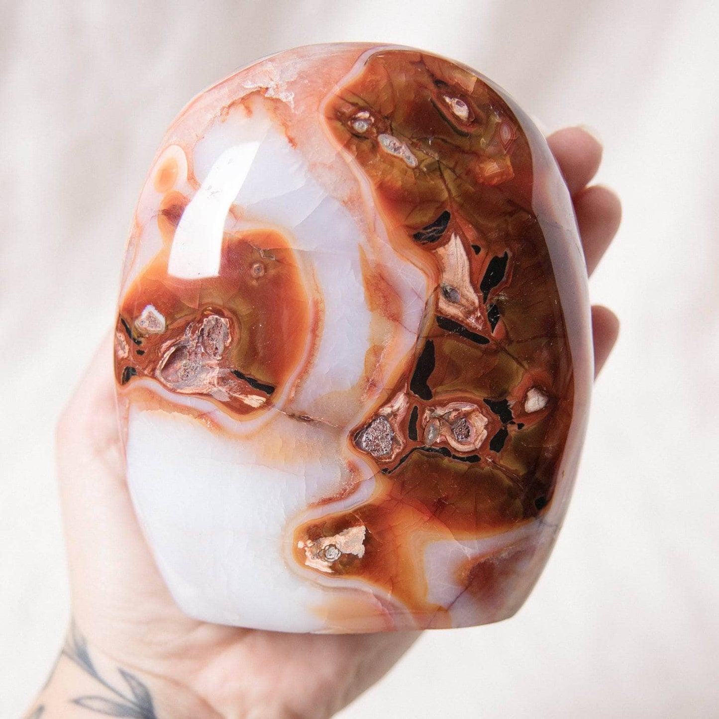 Carnelian Freeform Crystals