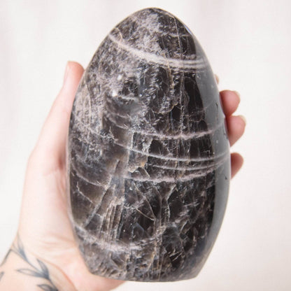 Black Moonstone Freeform - AAA Premium Quality