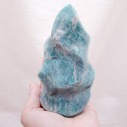 Amazonite Crystal Flames - 1 of a Kind