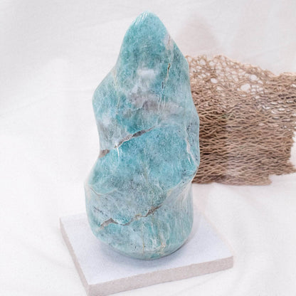 Amazonite Crystal Flames - 1 of a Kind
