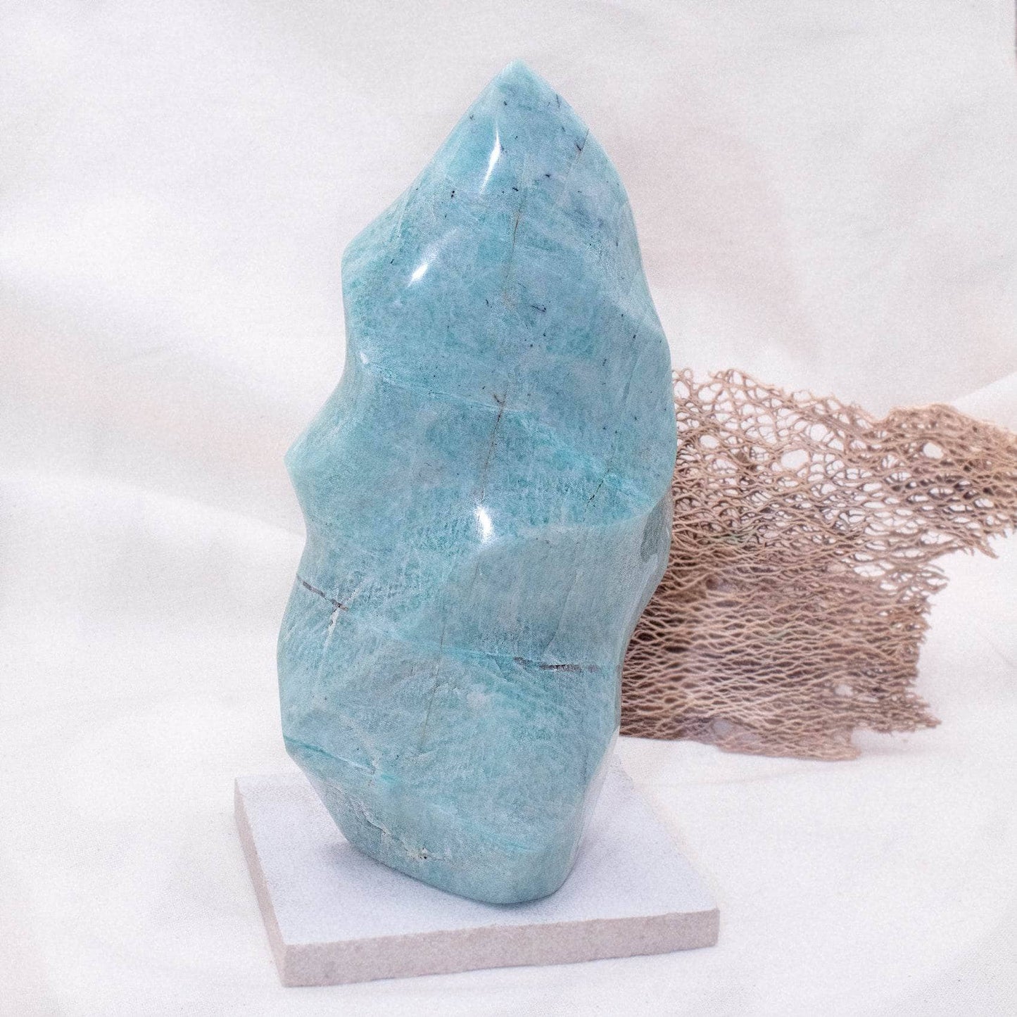 Amazonite Crystal Flames - 1 of a Kind