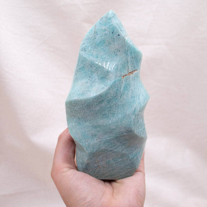 Amazonite Crystal Flames - 1 of a Kind