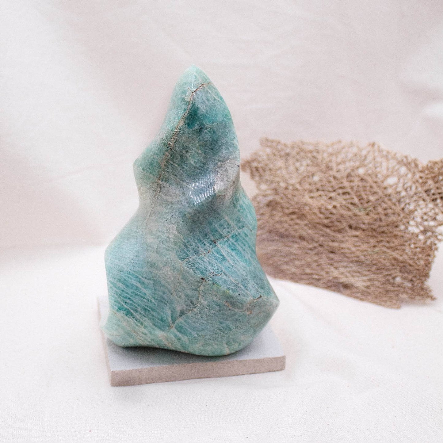 Amazonite Crystal Flames - 1 of a Kind