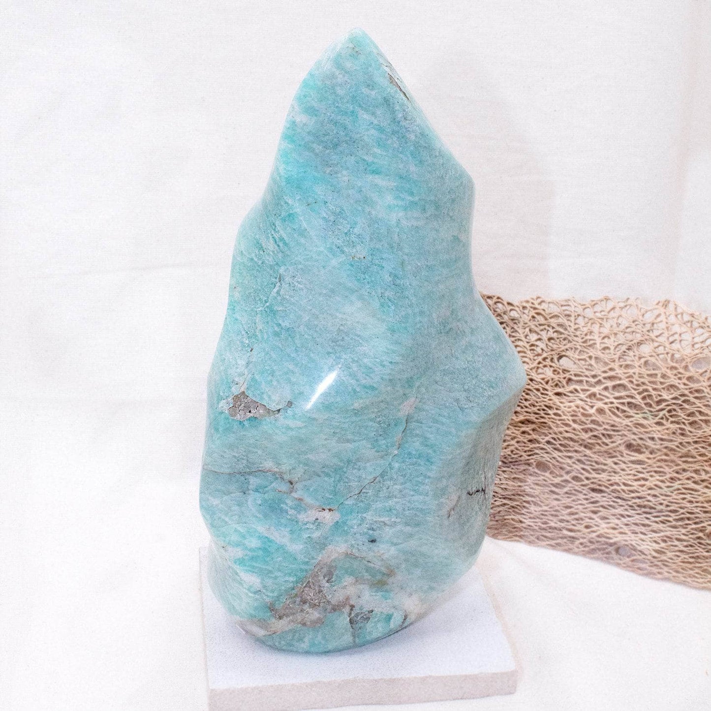 Amazonite Crystal Flames - 1 of a Kind