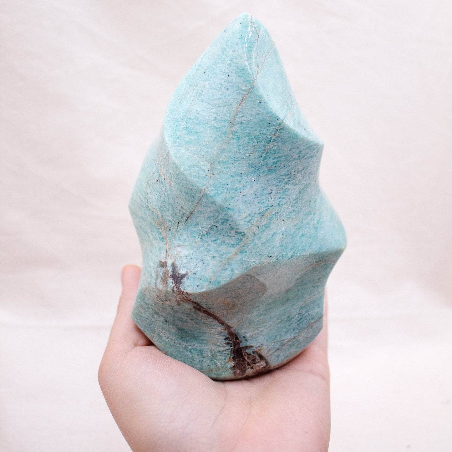 Amazonite Crystal Flames - 1 of a Kind