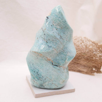 Amazonite Crystal Flames - 1 of a Kind