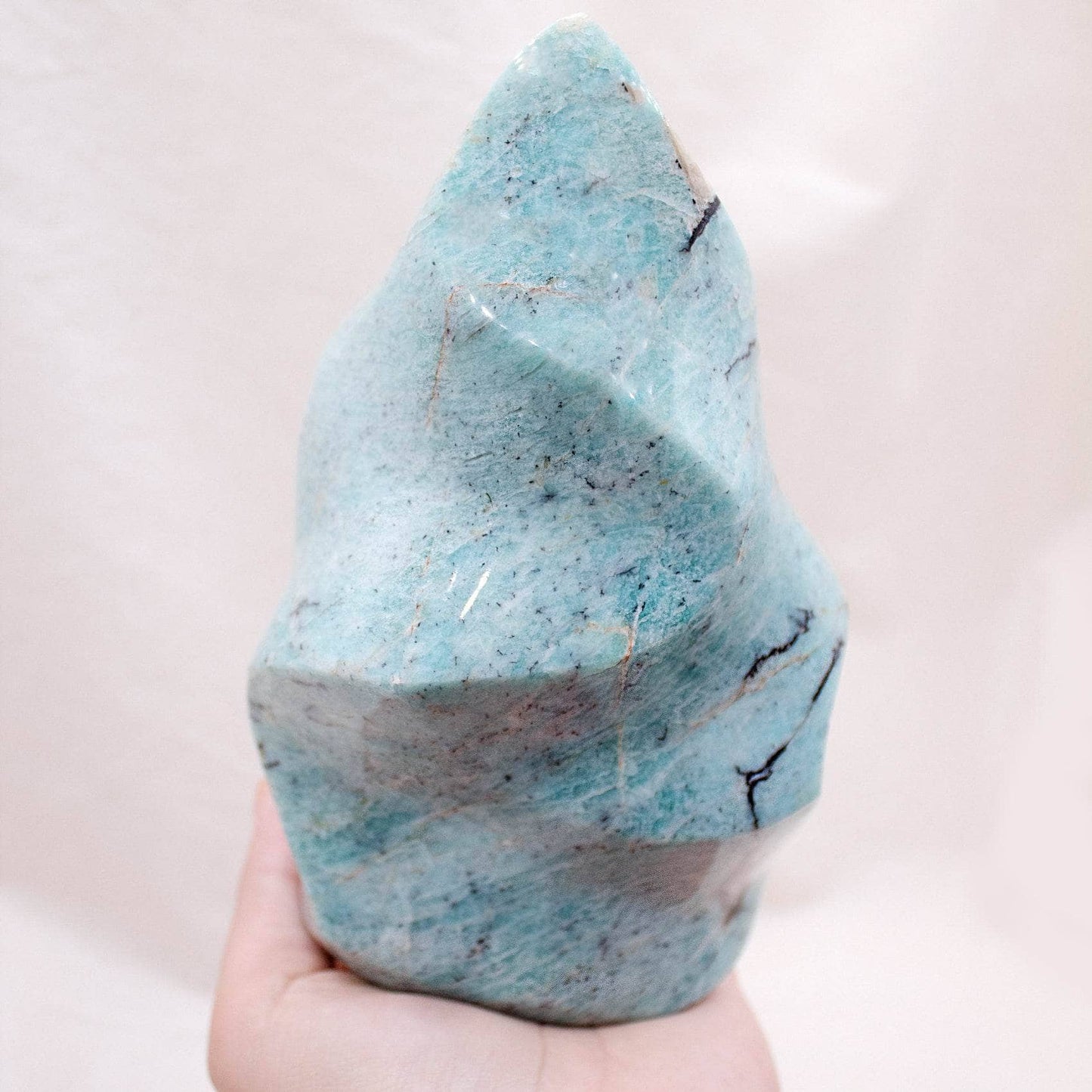 Amazonite Crystal Flames - 1 of a Kind