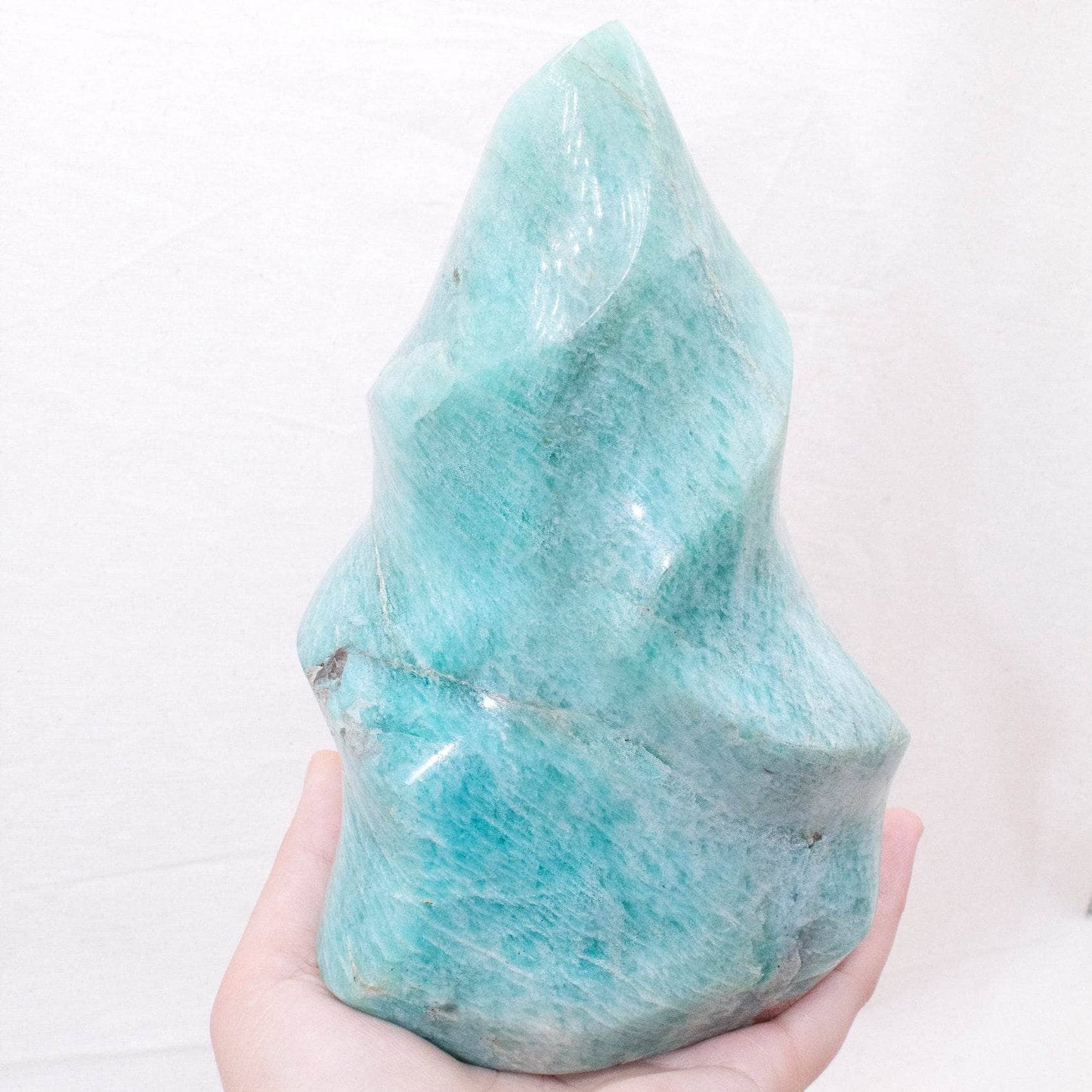 Amazonite Crystal Flames - 1 of a Kind