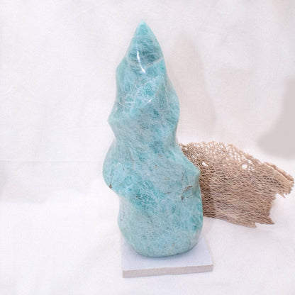Amazonite Crystal Flames - 1 of a Kind
