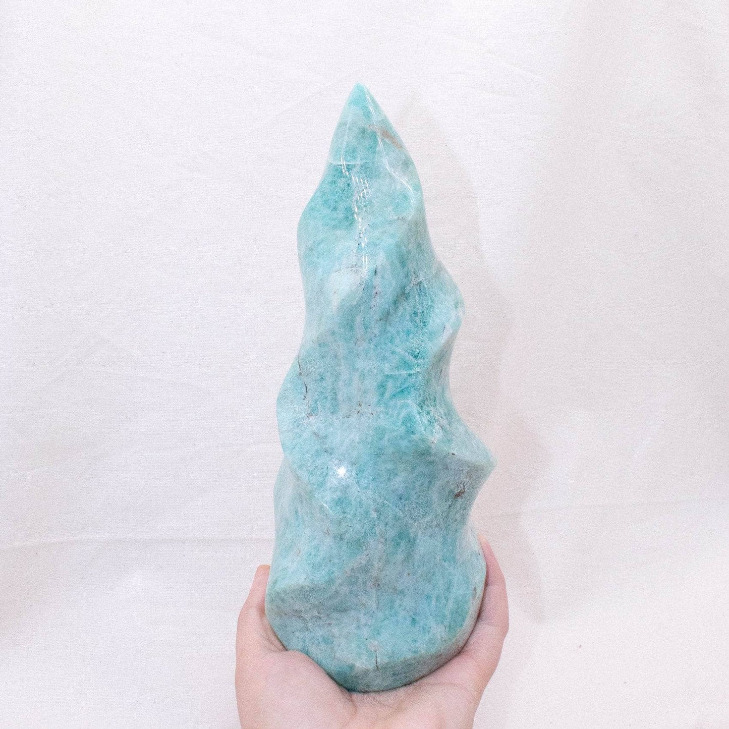 Amazonite Crystal Flames - 1 of a Kind