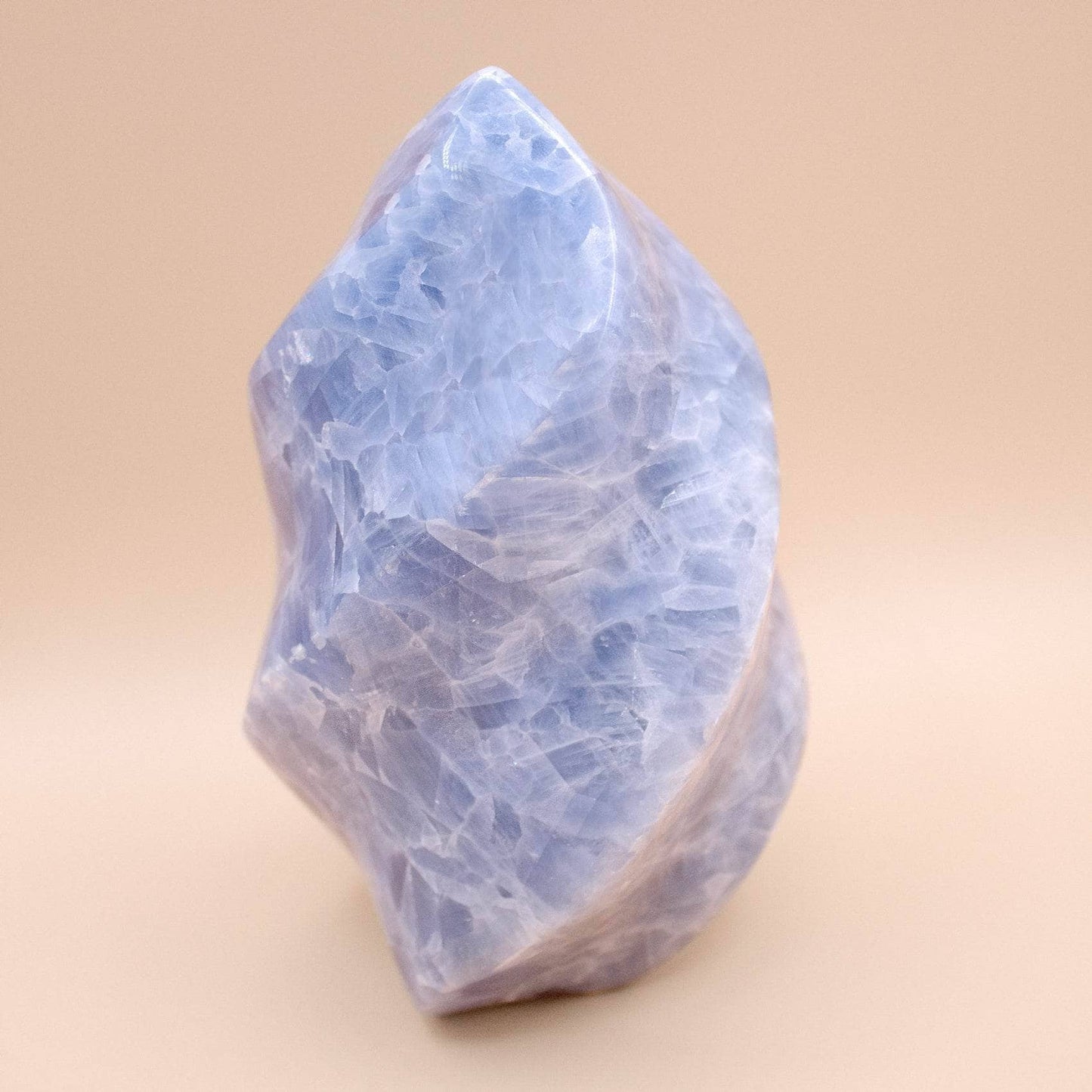 Blue Calcite Crystals Flames - AAA Premium Quality
