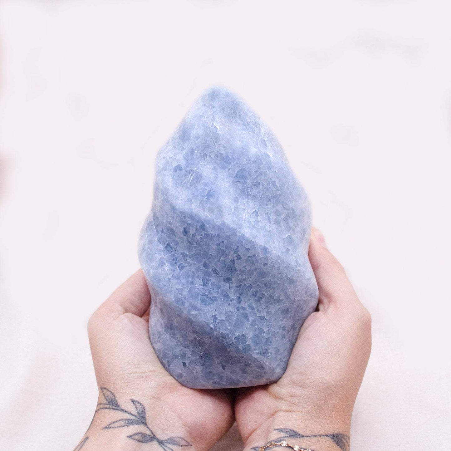 Blue Calcite Crystals Flames - AAA Premium Quality