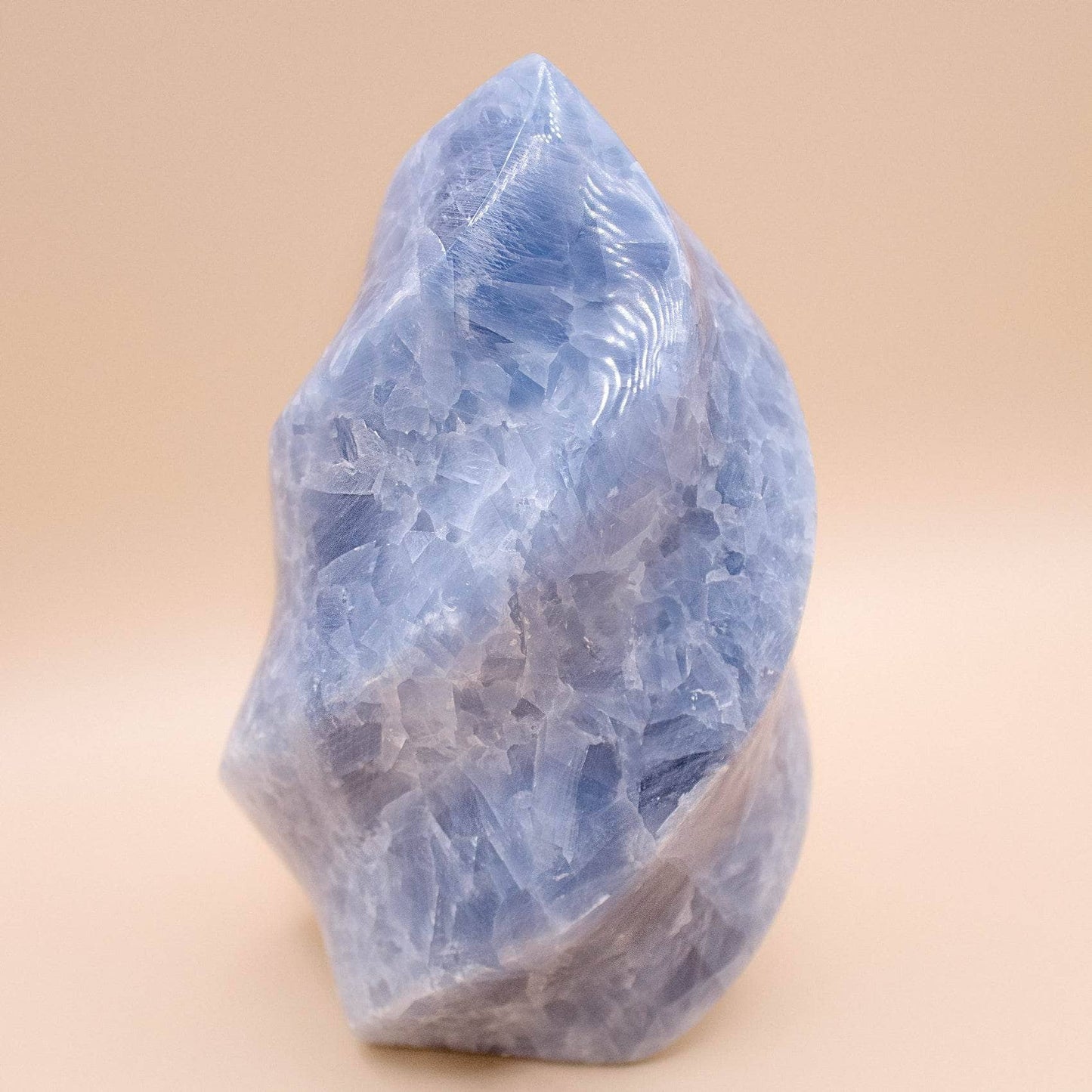 Blue Calcite Crystals Flames - AAA Premium Quality