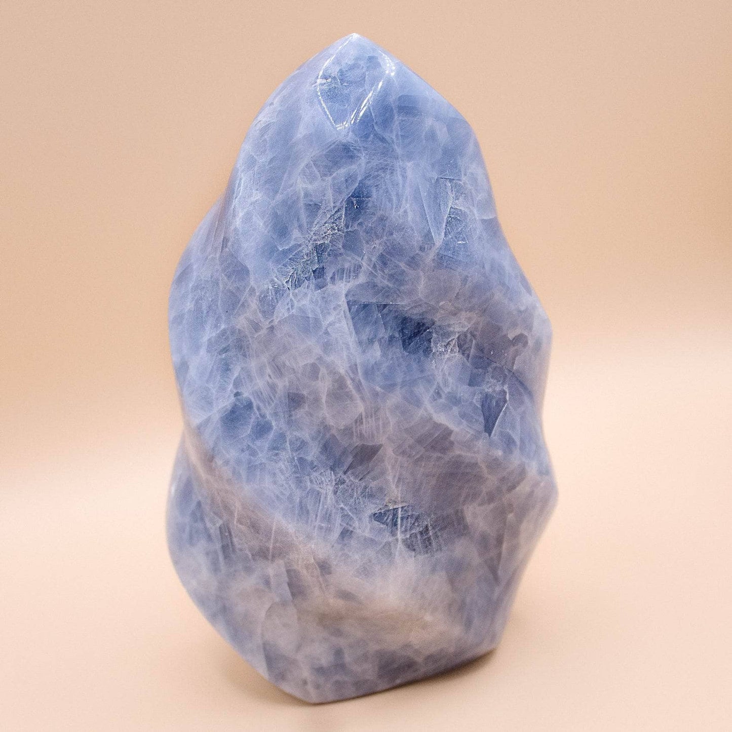 Blue Calcite Crystals Flames - AAA Premium Quality