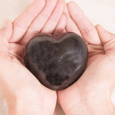 Black Tourmaline Heart - AAA Premium Quality - 1 of a Kind
