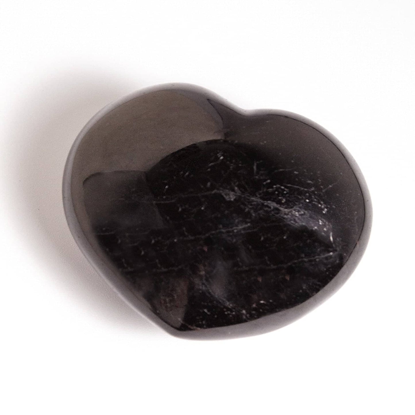 Black Tourmaline Heart - AAA Premium Quality - 1 of a Kind